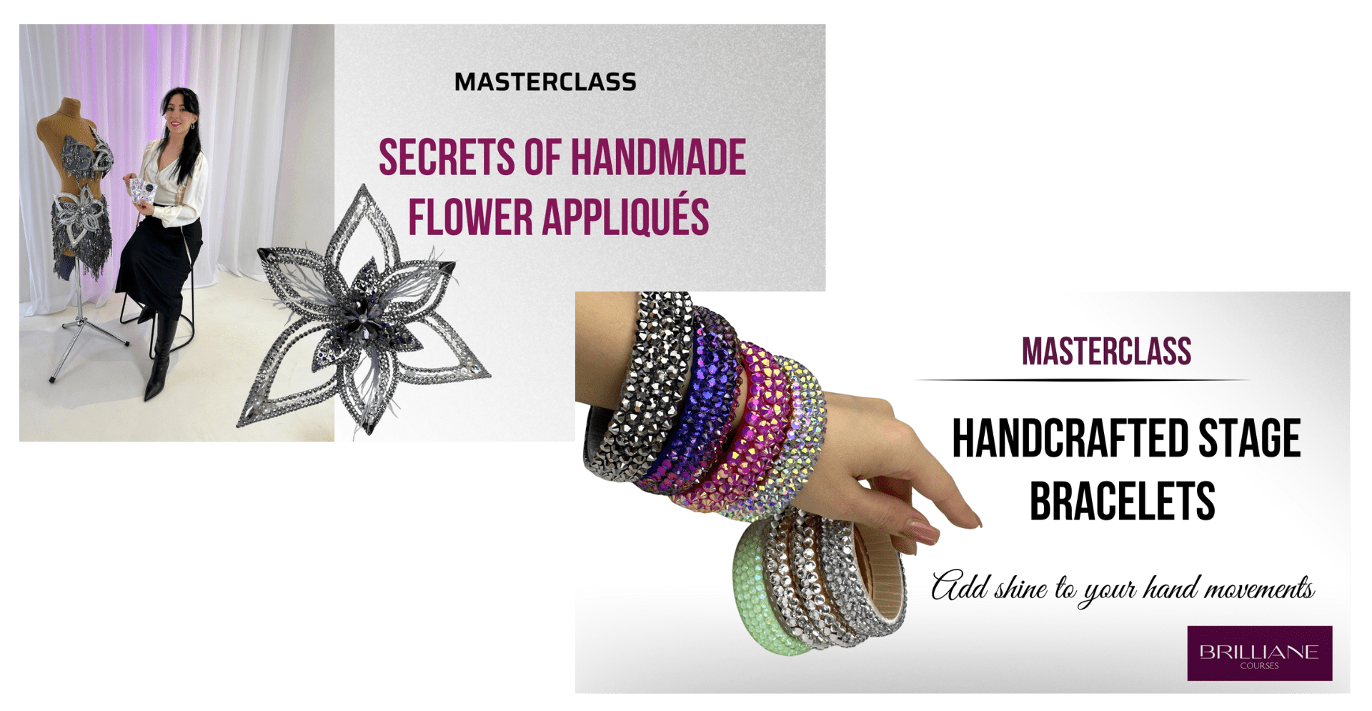 BUNDLE: STAGE BRACELETS + FLOWER APPLIQUES
